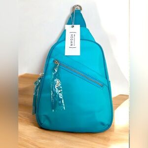 Calin Collection Crossbody Bag with guitar strap || NWT || Turquoise